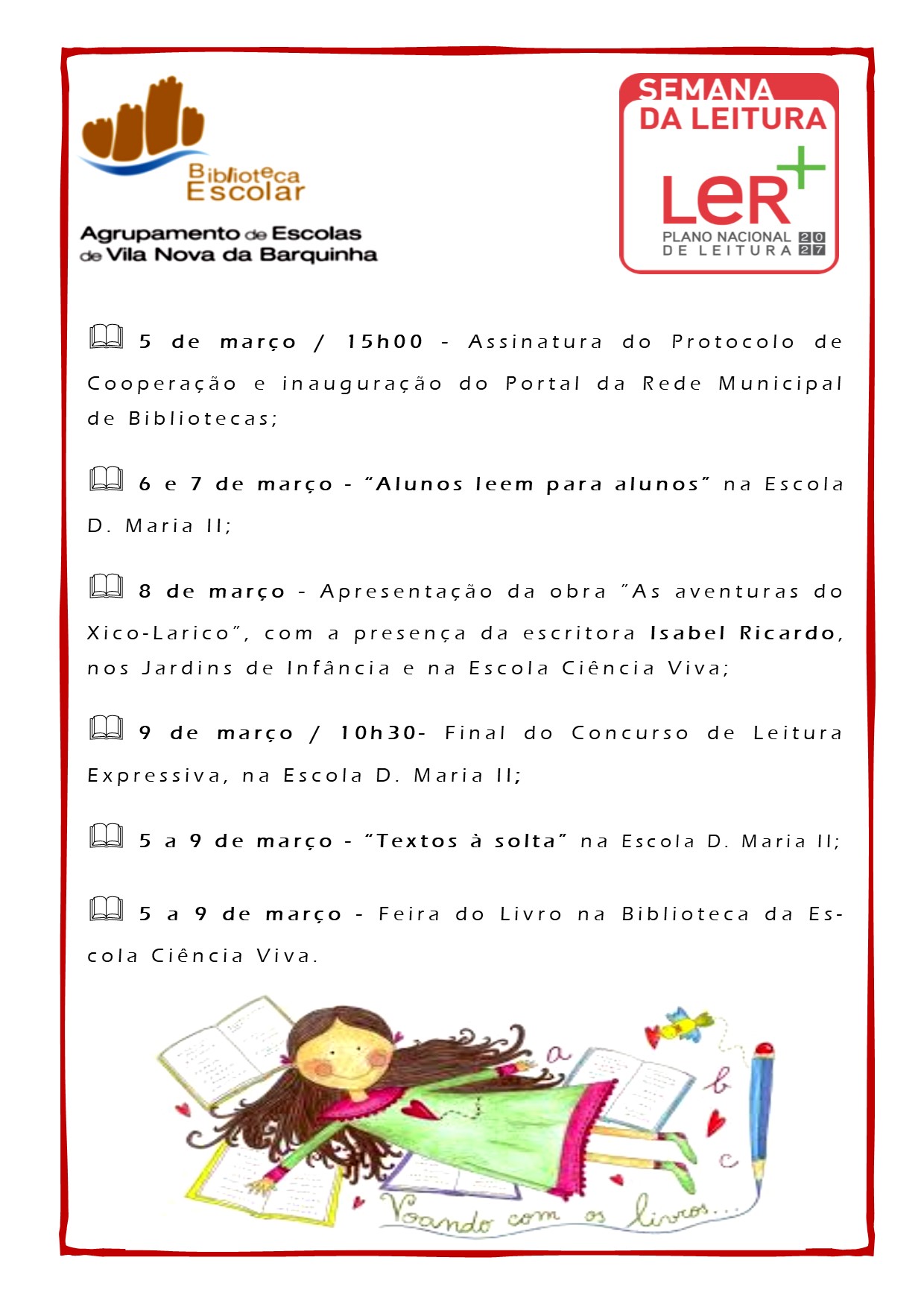 Cartaz semana da leitura 2018 1